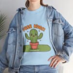 T-shirt En Coton: Confort Et Design De Cactus Amusant Pour L’année