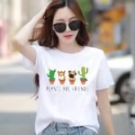 T-shirt En Coton Et Polyester à Manches Régulières Pour Un Confort Décontracté