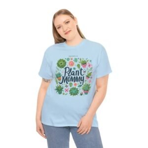 T-shirt En Coton Pour Les Plantes Mommies : Style Et Confort Durable