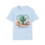 t shirt unisexe doux style urban garden club confort quotidien light blue s t shirt 687 1