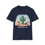 t shirt unisexe doux style urban garden club confort quotidien navy s t shirt 230 1