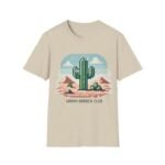 t shirt unisexe doux style urban garden club confort quotidien sand s t shirt 744 1