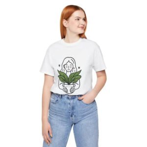 Tee Parfaite Pour Les Femmes Amatrices De Plantes En Coton Doux