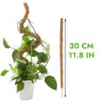 Tuteur En Coco Coir Flexible Pour Plantes Grimpantes - 30cm