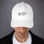 Casquette de baseball en sergé de coton chino à sangle réglable Urban Garden Club