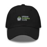 Casquette de baseball en sergé de coton chino à sangle réglable Urban Garden Club