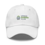 Casquette de baseball en sergé de coton chino à sangle réglable Urban Garden Club