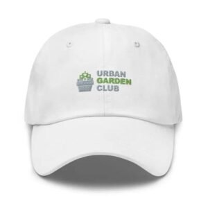 Casquette de baseball en sergé de coton chino à sangle réglable Urban Garden Club