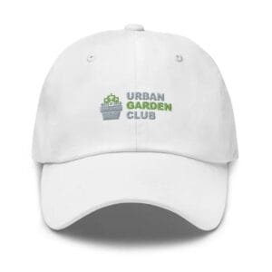 Casquette De Baseball En Sergé De Coton Chino à Sangle Réglable Urban Garden Club