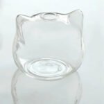 Vase En Verre En Forme De Chat Pour Des Arrangements Floraux Uniques