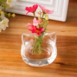 Vase En Verre En Forme De Chat Pour Des Arrangements Floraux Uniques