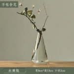 Vase En Verre Transparent Pour Une élégance Naturelle Et Moderne - e