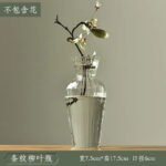 Vase En Verre Transparent Pour Une élégance Naturelle Et Moderne - g