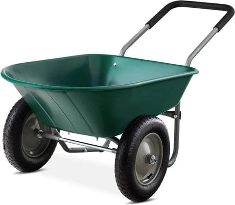 Chariot De Jardin : Transportez Facilement Vos Matériaux Avec Ce Chariot 6 char de jardin à double roue