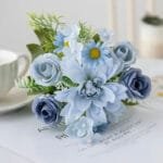 Bouquet De Fausses Fleurs éternel Pour Sublimer Votre Décor - Bleu
