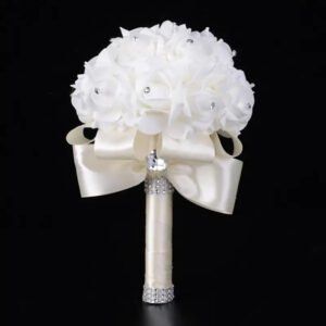 Bouquet De Mariage élégant Et Raffiné - Blanc