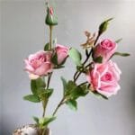 bouquet de roses artificielles elegantes et intemporelles rose 369 Bouquet De Roses Artificielles élégantes Et Intemporelles - Rose
