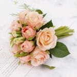 Bouquet De Roses Pour Mariage élégant Et Romantique - Champagne