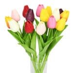 Bouquet De Tulipes Artificielles élégantes Et Colorées - Multicolore