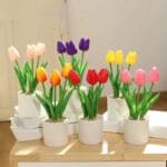 Bouquet De Tulipes Fraîches Et Colorées