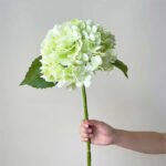 Bouquet D’hortensia Artificiel élégant Pour Décoration - Vert Clair