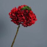 Bouquet D’hortensia Artificiel élégant Pour Votre Décor - Rouge