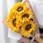 Bouquet Tournesol Artificiel - élégance Et Nature à Domicile