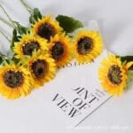Bouquet Tournesol Artificiel - élégance Et Nature à Domicile
