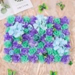 bouquets de mariee elegants et romantiques violet vert bleu 868 1