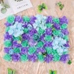 Bouquets De Mariée élégants Et Romantiques - Violet / Vert / Bleu