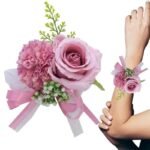 bracelet fleur mariage elegant pour un jour special rose 776 1