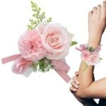 bracelet fleur mariage elegant pour un jour special rose clair 570 1
