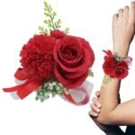 bracelet fleur mariage elegant pour un jour special rouge 169 2