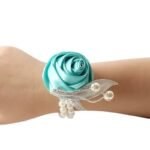 Bracelet Fleur Pour Un Mariage Rose éblouissant