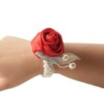 Bracelet Fleur Pour Un Mariage Rose éblouissant