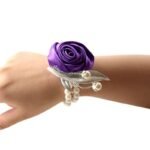 Bracelet Fleur Pour Un Mariage Rose éblouissant