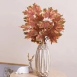 branche artificielle avec feuille derable decorative 2 branches 782 1