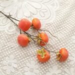 Branche Artificielle De Kaki Pour Décoration Intérieure