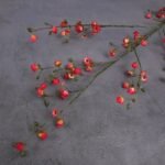 branche artificielle naturelle pour deco interieure rouge 403 1