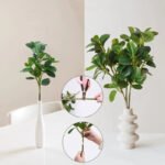 Branche De Feuillage Artificiel En Faux Ficus