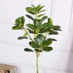 branche de feuillage artificiel en faux ficus 605 2