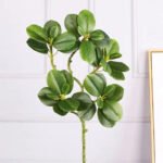 Branche De Feuillage Artificiel En Faux Ficus - b