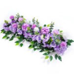 Centre De Table Floral Pour Mariage élégant - Violet / 50cm