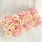 centre de table mariage avec fleurs elegantes champagne 593 1