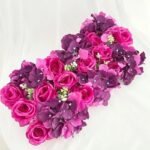 centre de table mariage avec fleurs elegantes violet 619 1