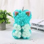 Chat En Roses: Une Expérience Florale Et Féline Apaisante - Bleu - Vert