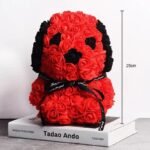 chien en roses decoration florale originale 477 1