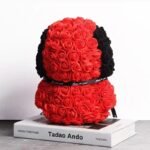 chien en roses decoration florale originale 579 1