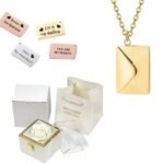 Coffret Rose éternelle Avec Collier Lettre Personnalisé