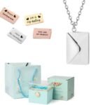 Coffret Rose éternelle Avec Collier Lettre Personnalisé